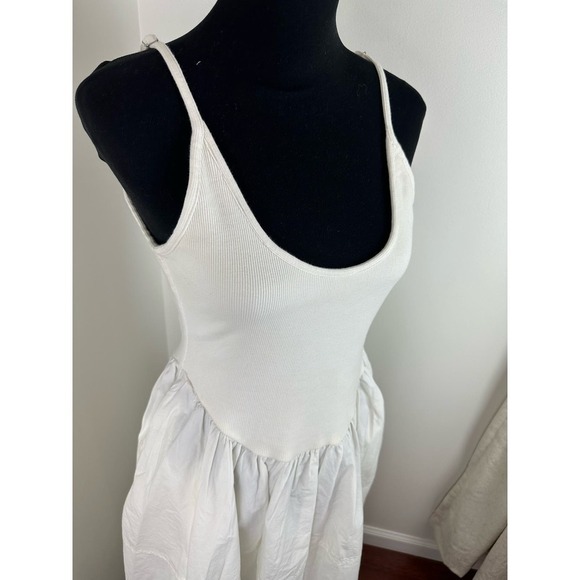 NWOT Free People Dylan Midi Dress White SMALL - Picture 1 of 11